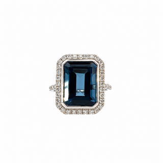 London Blue Topaz Ring