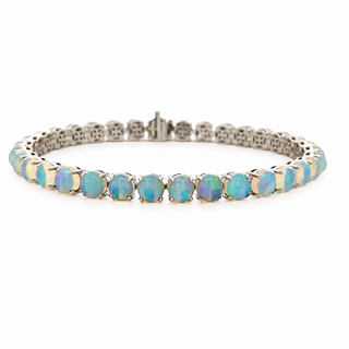 Opal Round Cut Bracelet