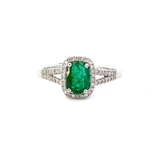 Emerald & Diamond Ring