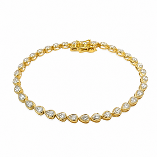 Pear Diamond Bracelet