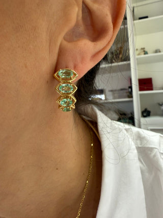 Emerald Hoops