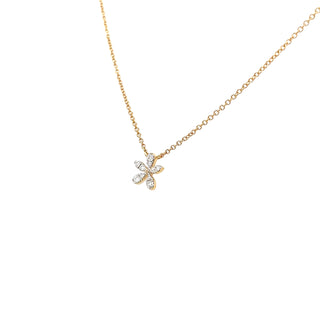 Diamond Flower Necklace