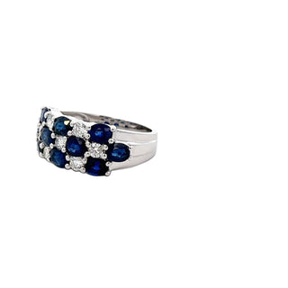 Sapphire and Diamond Ring