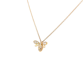 Diamond Bee Necklace