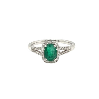 Emerald & Diamond Ring