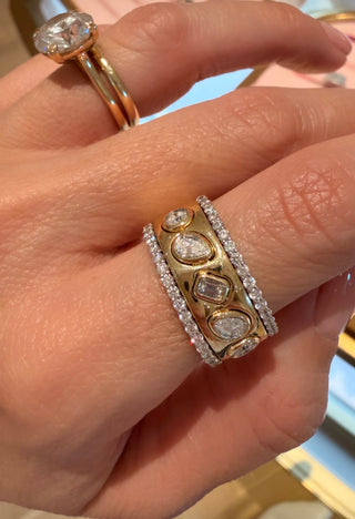 Multi Shape Diamond Ring