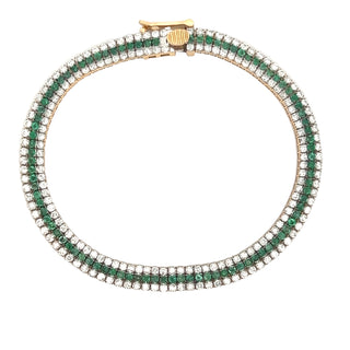 Emerald & Diamond Bracelet