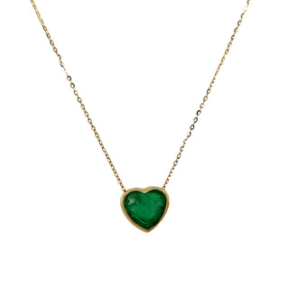 Heart Emerald Bezel