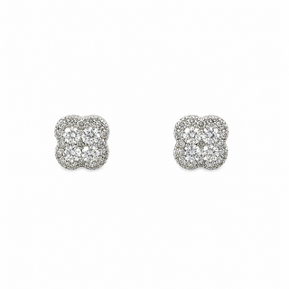 Clover Diamond Studs