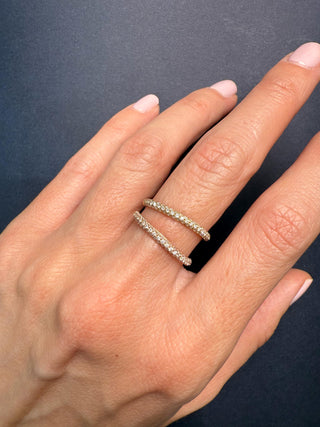 Diamond Half Band Pink