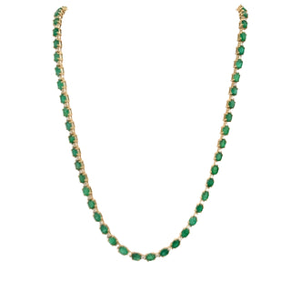 Emerald & Diamonds Necklace