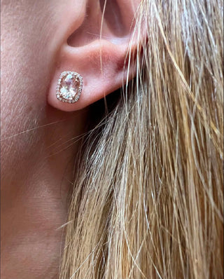 Morganite Earrings