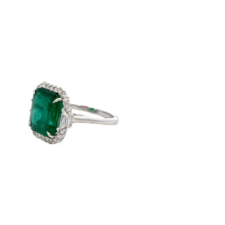 Emerald & Diamond Ring