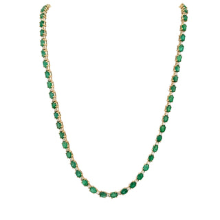 Emerald & Diamonds Necklace