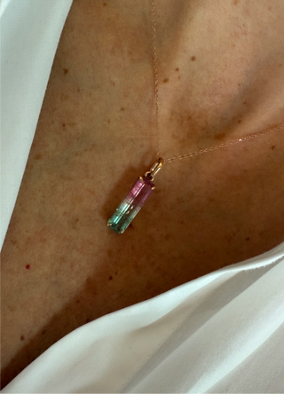 Bicolor Tourmaline Necklace