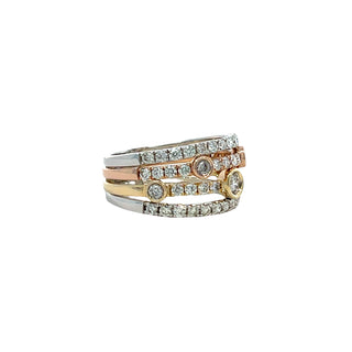 Stacked Diamond Ring