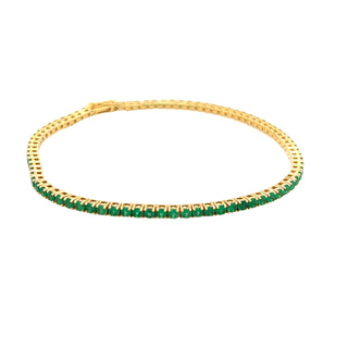 Emerald Tennis Bracelet 3mm