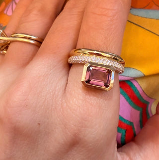 Pink Tourmaline Ring