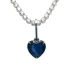 Heart Sapphire Pendant