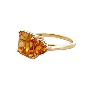 Toi Et Moi Citrine Ring