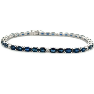 Sapphire & Diamond Bracelet