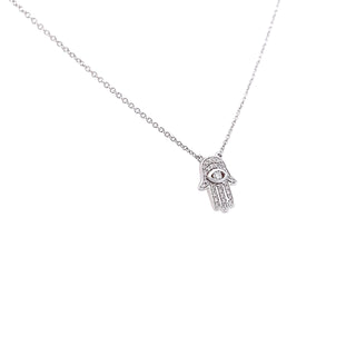 Hamsa Diamond Necklace