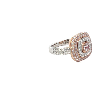 Pink Diamond Ring