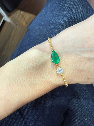 Emerald Diamond Bracelet