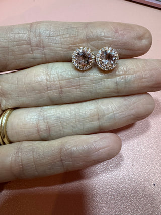 Morganite Earrings