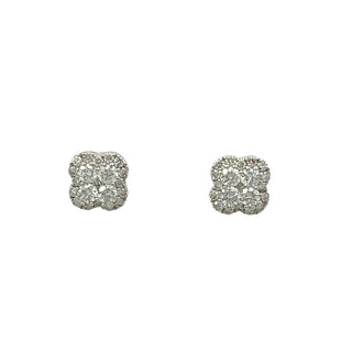 Clover Diamond Studs