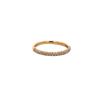 Thin Diamond Pave Ring