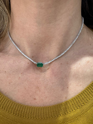 Emerald & Diamond Choker