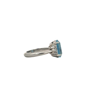 Antique Aquamarine Ring