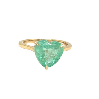 Heart Emerald Ring