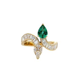 Emerald & Diamond Ring