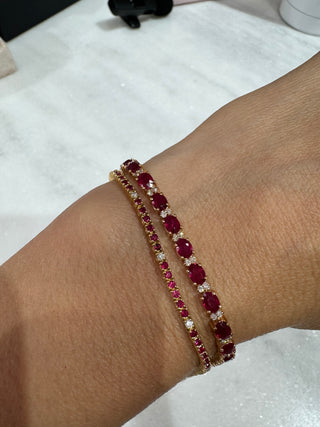 Ruby & Diamonds Bracelet