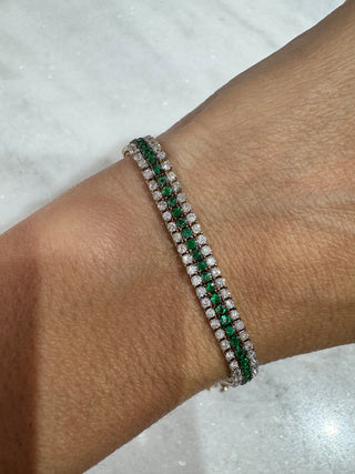 Emerald & Diamond Bracelet