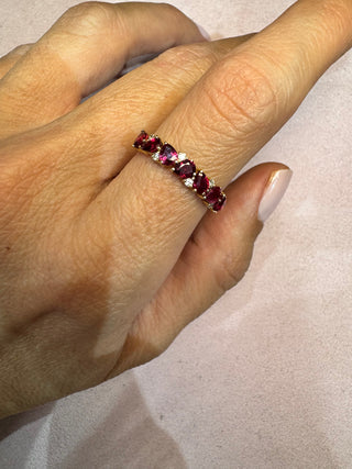 Ruby And Diamond Half Band