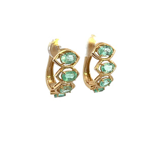 Emerald Hoops
