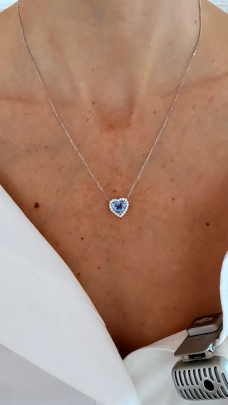 Sapphire Heart on Chain