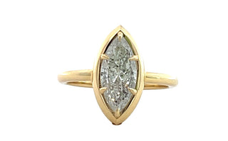 Salt and Pepper Pinky Ring