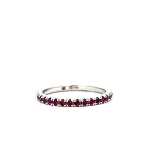 2mm Ruby Eternity Ring SIZE 6