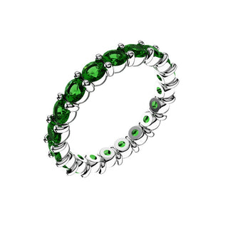 Emerald Eternity Ring (3 mm)