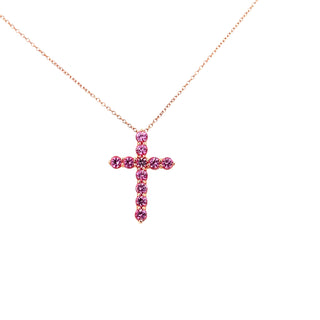 Pink Sapphire Cross