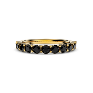 2.5mm Black Diamond Eternity Ring