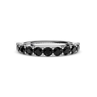 2.5mm Black Diamond Eternity Ring