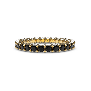 2mm Black Diamond Eternity Ring