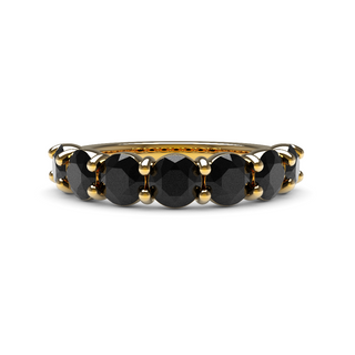 4mm Black Diamond Eternity Ring