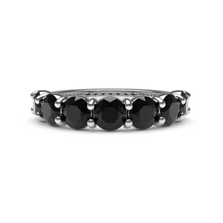 4mm Black Diamond Eternity Ring