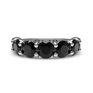 5mm Black Diamond Eternity Ring